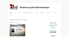 Desktop Screenshot of nri-imf.no